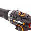 Дрель-шуруповерт  WORX WX367, 20V, ударная, бесщеточная, с 2xАКБ 2 А/ч и ЗУ + кейс