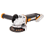 Угловая шлифмашина  WORX WX800.9, 20V, 115 мм, щеточная, без АКБ и ЗУ