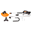Триммер электрический WORX WG111E, 220V, 1000 Вт, 23/38 см, щеточный