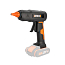 Клеевой пистолет WORX WX045.9, 20V, щеточный, без АКБ и ЗУ