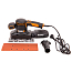 Вибрационная шлифмашина электрическая WORX WX641, 220V, 250 Вт, щеточная