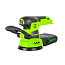 Орбитальная шлифмашина  Greenworks G24ROS, 24V, 125 мм, щеточная, без АКБ и ЗУ