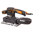Вибрационная шлифмашина электрическая WORX WX641, 220V, 250 Вт, щеточная
