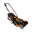Газонокосилка WORX WG743E, 40V, 40см, щеточная, с 2xАКБ 4 А/ч двойным ЗУ