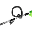 Триммер  Greenworks G40LT30K4, 40V, 30 см, щеточный, с АКБ 4 А/ч и ЗУ