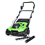 Аэратор-скарификатор Greenworks GD40SC38II, 40V, бесщеточный, без АКБ и ЗУ
