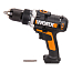 Дрель-шуруповерт  WORX WX183.9, 20V,  бесщеточная, без АКБ и ЗУ