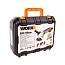 Угловая шлифмашина  WORX WX800, 20V, 115 мм, щеточная, с 2xАКБ 2 А/ч и ЗУ + кейс