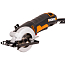 Пила дисковая WORX WX423.1, 85 мм, 220V, 400 Вт, щеточная + кейс