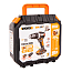 Дрель-шуруповерт  WORX WX175, 20V, бесщеточная, с 2xАКБ 2 А/ч и ЗУ + кейс