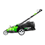 Газонокосилка Greenworks G40LM49DBK4 TwinForce, 40V, 49 см, щеточная, c АКБ 4 /ч и ЗУ