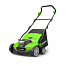 Аэратор-скарификатор Greenworks GDT15, 220V, 1500 Вт, щеточный