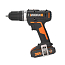 Дрель-шуруповерт Worx WX370.9, 20V, ударная, щеточная, без АКБ и ЗУ