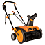 Снегоуборщик электрический WORX WG450E, 220V, 1600 Вт, 46 см, щеточный