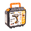 Дрель-шуруповерт  WORX WX352, 20V, ударная, бесщеточная, с 2xАКБ 2 А/ч и ЗУ + кейс