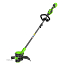 Триммер Greenworks GD24LT331, 24V, 33 см, бесщеточный, без АКБ и ЗУ