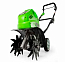 Культиватор  Greenworks G40TLK4, 40V, щеточный, с АКБ 4 А/ч и ЗУ
