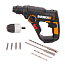 Перфоратор  WORX H3 WX390.9, 1,2 Дж, 20V, щеточный, без АКБ и ЗУ