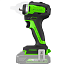 Гайковерт ударный Greenworks G24IW200, 24V, бесщеточный, 2 А/ч + 2 А зарядка
