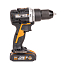 Дрель-шуруповерт  WORX WX352, 20V, ударная, бесщеточная, с 2xАКБ 2 А/ч и ЗУ + кейс