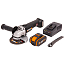 Угловая шлифмашина  WORX WX812, 20V, 125 мм, бесщеточная, с АКБ 4 А/ч и ЗУ