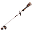 Триммер  WORX NITRO WG186E.1, 40V, 38 см, бесщеточный, с 2xАКБ 4 А/ч и двойным ЗУ + коробка