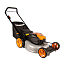 Газонокосилка WORX WG751E, 40V, 48 см, щеточная, с 2xАКБ 4 А/ч и двойным ЗУ