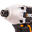 Винтоверт ударный  WORX WX261, 20V, бесщеточный, с 2xАКБ 2 А/ч и ЗУ + кейс
