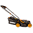 Газонокосилка WORX WG779E.1, 40V, 34 см, щеточная, с 2xАКБ 4 А/ч и двойным ЗУ