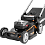 Газонокосилка WORX WG749E, 40V, 46 см, самоходная, бесщеточная, с 2xАКБ 4 А/ч и двойным ЗУ
