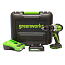 Дрель-шуруповерт аккумуляторная Greenworks GD24DD60K2, 24V, c 1хАКБ 2 Ач и ЗУ в кейсе