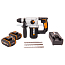 Перфоратор  WORX WX392, 2,2 Дж, 20V, щеточный, с 2xАКБ 4 А/ч и ЗУ + кейс