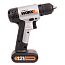 Шуруповерт  WORX WX104.2 12V, щеточный, с встроенным АКБ 2 А/ч и ЗУ + кейс с аксессуарами