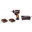 Гайковерт  WORX WX279, 20V, бесщеточный, с 2xАКБ 2 А/ч и ЗУ + кейс