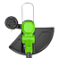 Триммер Greenworks G40LT331, 40V, 33 см, щеточный, без АКБ и ЗУ