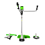 Триммер Greenworks TB201HK25, 82V, 46 см, бесщеточный, c АКБ 2,5 А/ч и ЗУ 4А