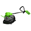Триммер Greenworks 24V G24LT251, 25 см, с АКБ 2 А.ч и ЗУ