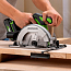 Пила циркулярная Greenworks GD24CS165K4, 165 мм, 24V, бесщеточная, c АКБ 4 А/ч и ЗУ 2А