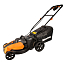 Газонокосилка WORX WG744E, 40V, 40 см, щеточная, с 2xАКБ 4 А/ч и двойным ЗУ