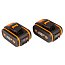 Комплект из 2-х аккумуляторов WORX WA3553.2, 20V, 4 А/ч