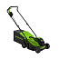 Газонокосилка Greenworks GD24LM33K4, 24V, 33 см, бесщеточная, с АКБ 4 А/ч и ЗУ