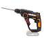 Перфоратор  WORX H3 WX390.9, 1,2 Дж, 20V, щеточный, без АКБ и ЗУ