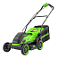 Газонокосилка Greenworks GD40LM361, 40V, 36 см, без АКБ и ЗУ