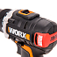 Дрель-шуруповерт  WORX WX175, 20V, бесщеточная, с 2xАКБ 2 А/ч и ЗУ + кейс