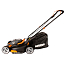 Газонокосилка WORX WG743E, 40V, 40см, щеточная, с 2xАКБ 4 А/ч двойным ЗУ