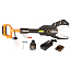 Пила цепная  WORX JawSaw WG329E.5, 20V, 15 см, щеточная, с АКБ 2 А/ч и ЗУ + коробка