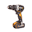 Дрель-шуруповерт  WORX WX352.1, 20V, ударная, бесщеточная, с 2xАКБ 4 А/ч и ЗУ + кейс