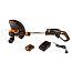 Триммер  WORX WG163E.2, 20V, 30 см, щеточный, с АКБ 2 А/ч и ЗУ + коробка
