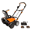 Снегоуборщик WORX WG471E, 40V, 50 см, бесщеточный, 2xАКБ 4 А/ч и двойное ЗУ