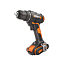 Дрель-шуруповерт Worx WX100.3, 20V, ударная, щеточная, с АКБ 2x2 А/ч и ЗУ + кейс